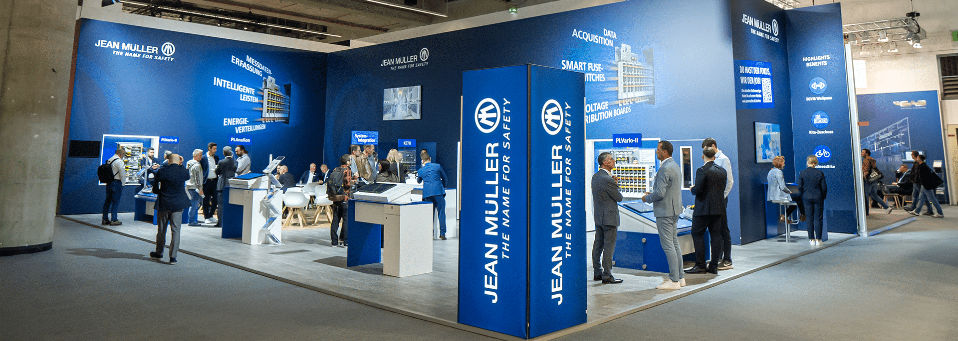 Messestand von Jean Müller.